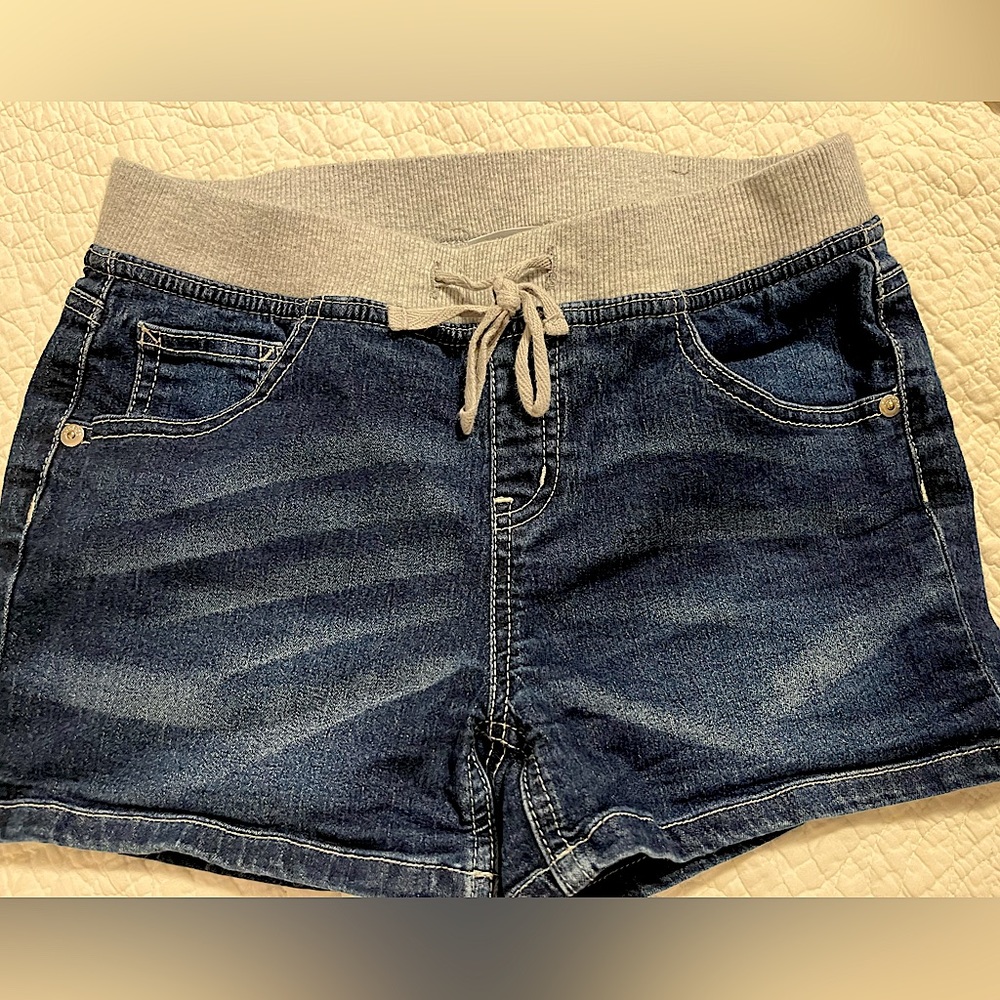 3 items for $15 Justice Jean shorts kids size 14R 75% cotton  , comfortable